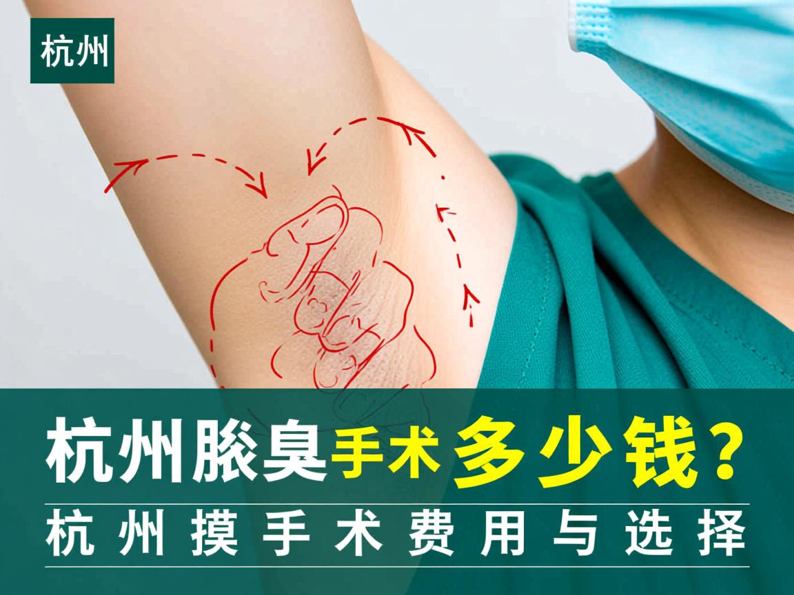 杭州腋臭手术多少钱?详解杭州腋臭手术费用与选择 杭州腋臭手术多少钱?详解杭州腋臭手术费用与选择