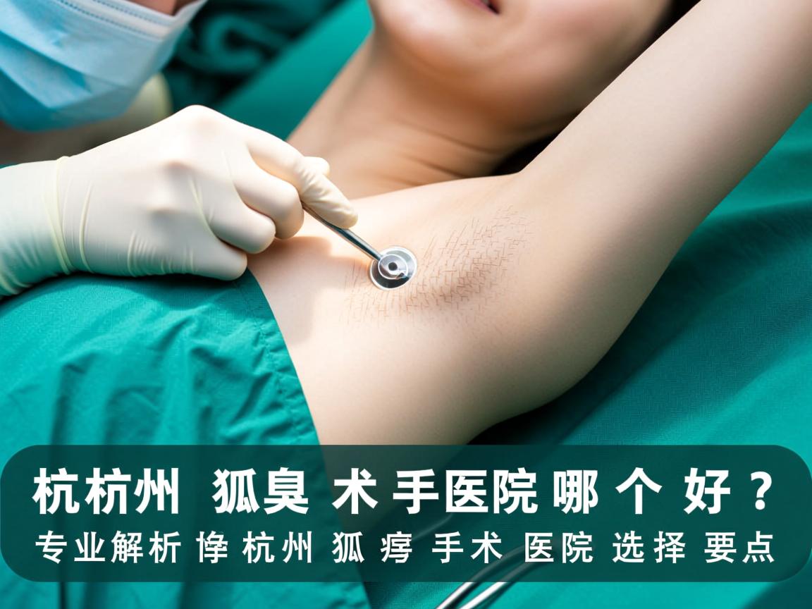 杭州狐臭手术医院哪个好?专业解析杭州狐臭手术医院的选择要点 杭州狐臭手术医院哪个好?专业解析杭州狐臭手术医院的选择要点