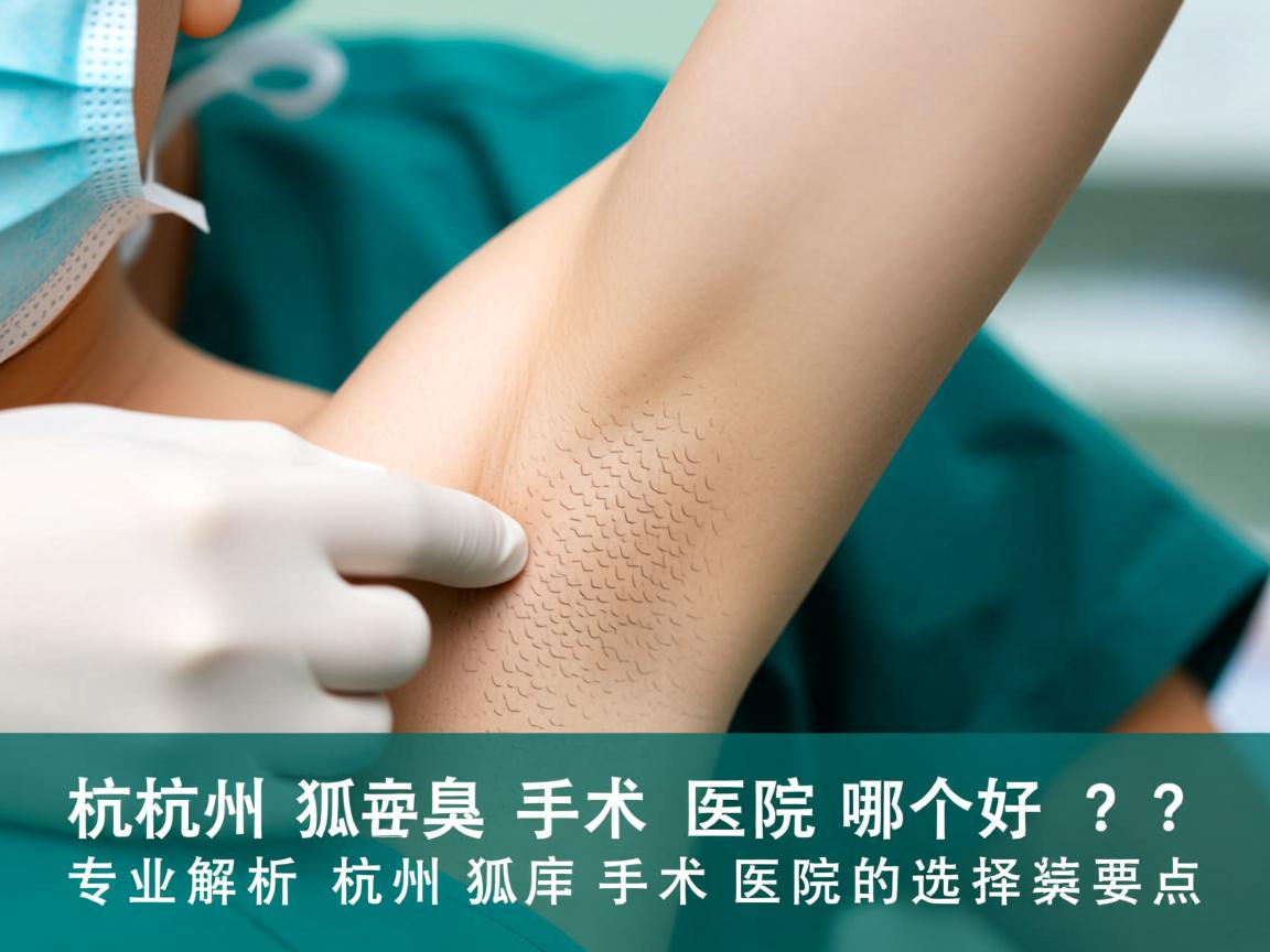 杭州狐臭手术医院哪个好?专业解析杭州狐臭手术医院的选择要点 杭州狐臭手术医院哪个好?专业解析杭州狐臭手术医院的选择要点