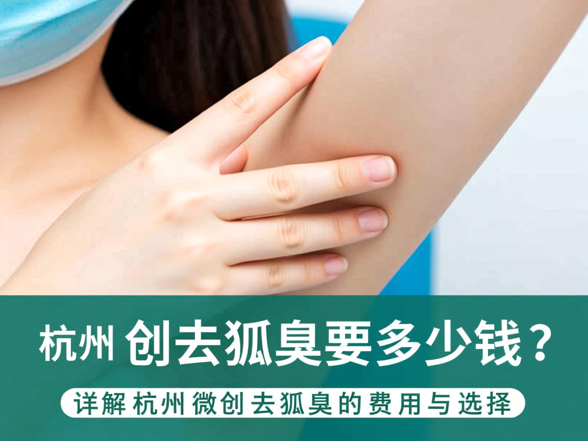 杭州微创去狐臭要多少钱?详解杭州微创去狐臭的费用与选择 杭州微创去狐臭要多少钱?详解杭州微创去狐臭的费用与选择
