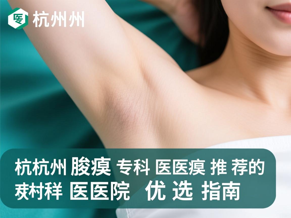 杭州腋臭专科医院推荐，杭州腋臭专科医院的优选指南