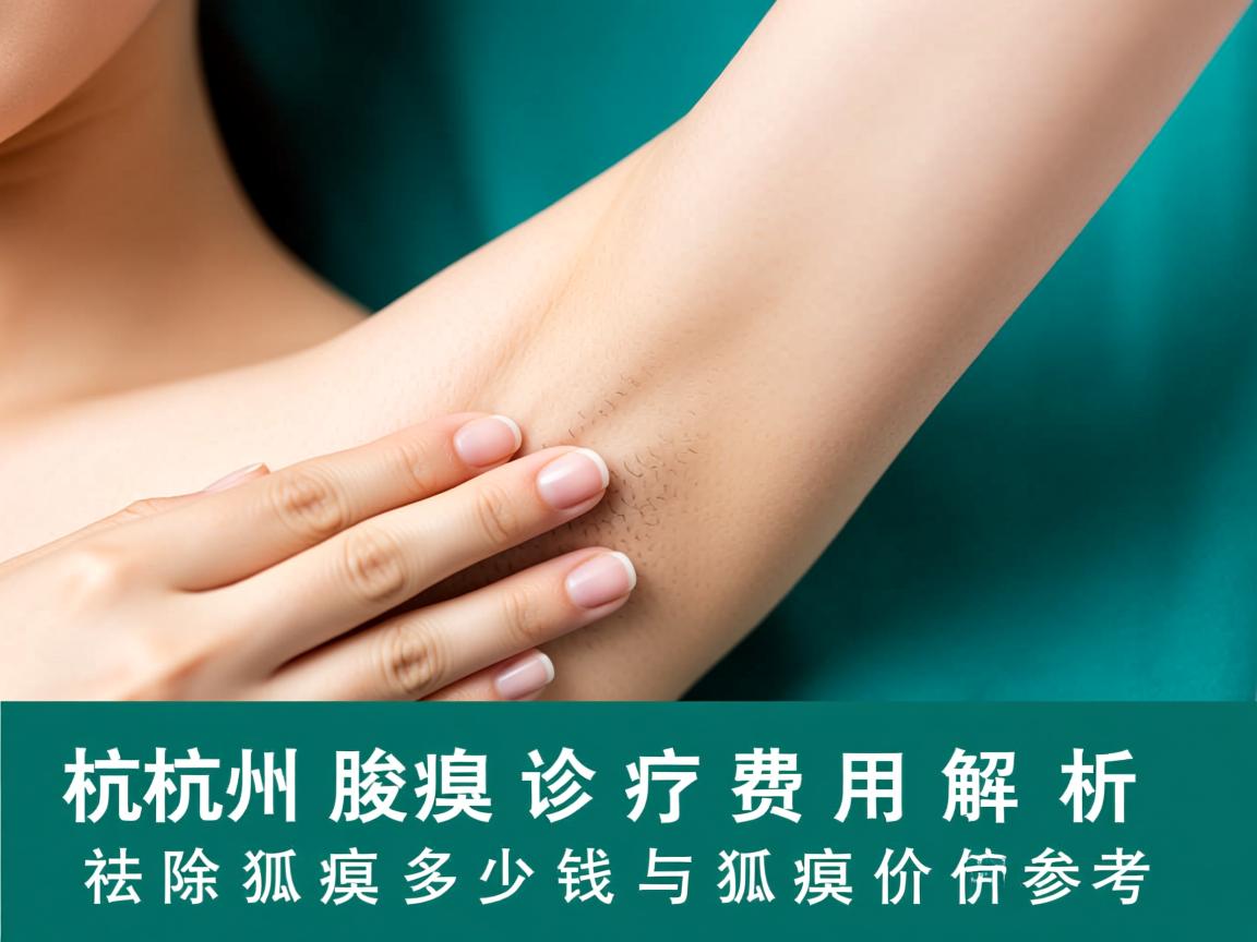杭州腋臭诊疗费用解析，祛除狐臭多少钱与狐臭价格参考