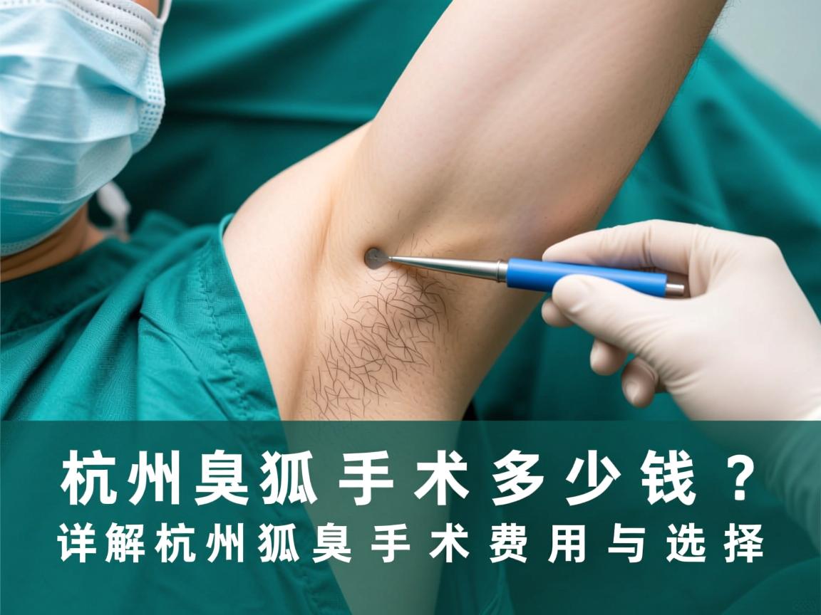 杭州狐臭手术多少钱?详解杭州狐臭手术费用与选择 杭州狐臭手术多少钱?详解杭州狐臭手术费用与选择