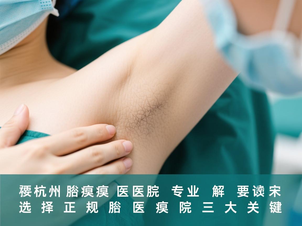 杭州腋臭医院专业解读,选择正规腋臭医院的三大关键 杭州腋臭医院专业解读,选择正规腋臭医院的三大关键