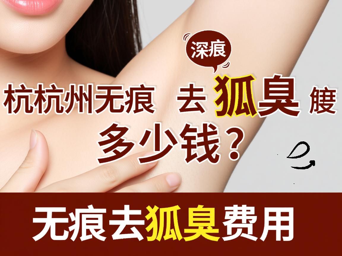 杭州无痕去狐臭多少钱?深度解析无痕去狐臭费用 杭州无痕去狐臭多少钱?深度解析无痕去狐臭费用