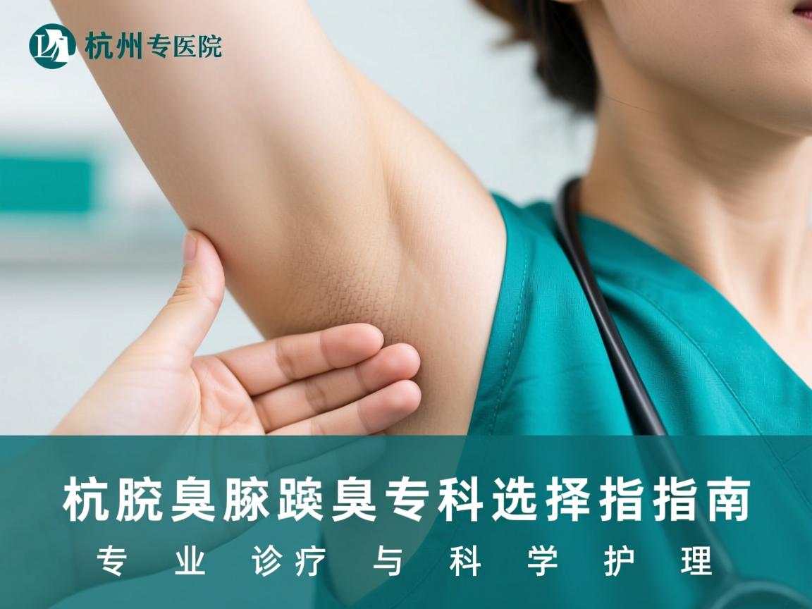 杭州腋臭专科医院选择指南，专业诊疗与科学护理