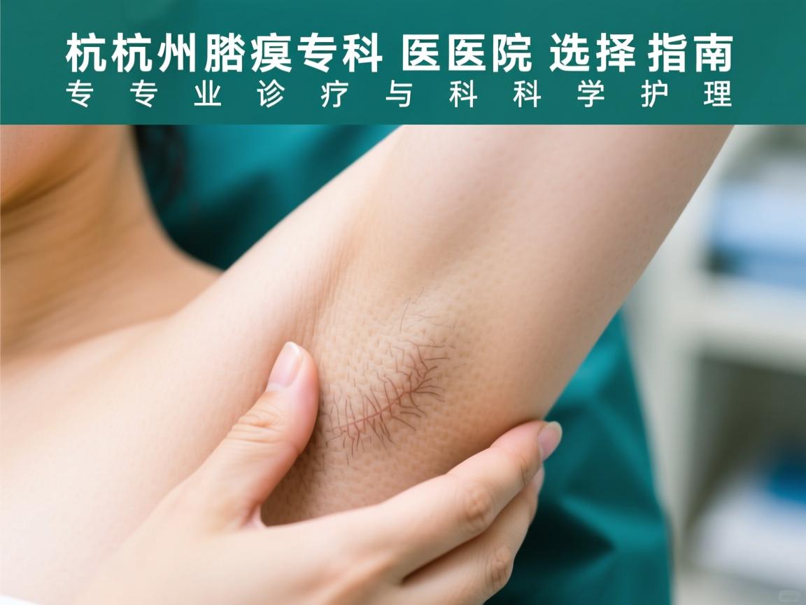 杭州腋臭专科医院选择指南，专业诊疗与科学护理