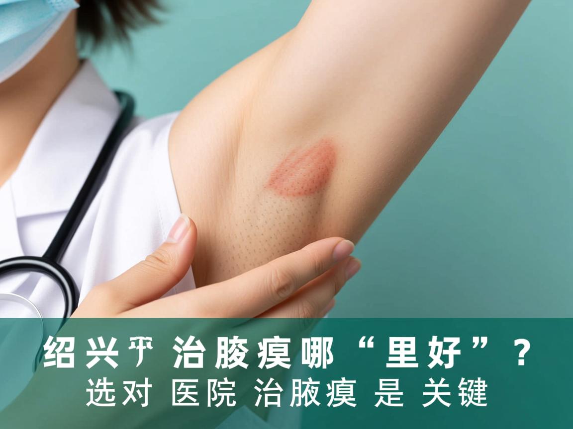 绍兴治腋臭哪里好？选对医院治腋臭是关键