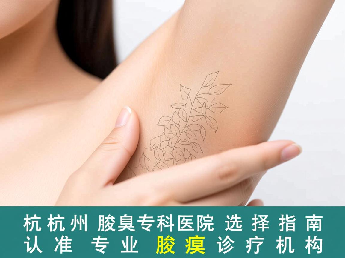 杭州腋臭专科医院选择指南，认准专业腋臭诊疗机构