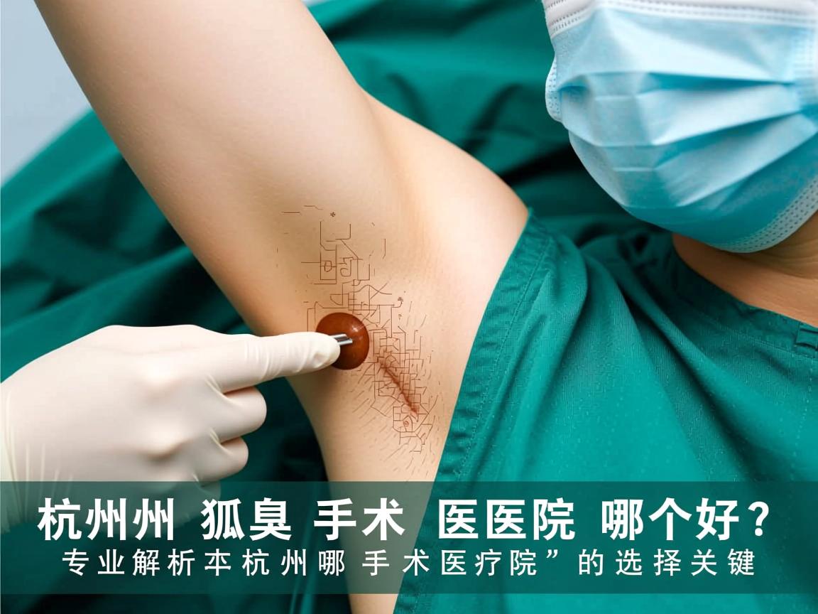 杭州狐臭手术医院哪个好?专业解析杭州狐臭手术医院的选择关键 杭州狐臭手术医院哪个好?专业解析杭州狐臭手术医院的选择关键