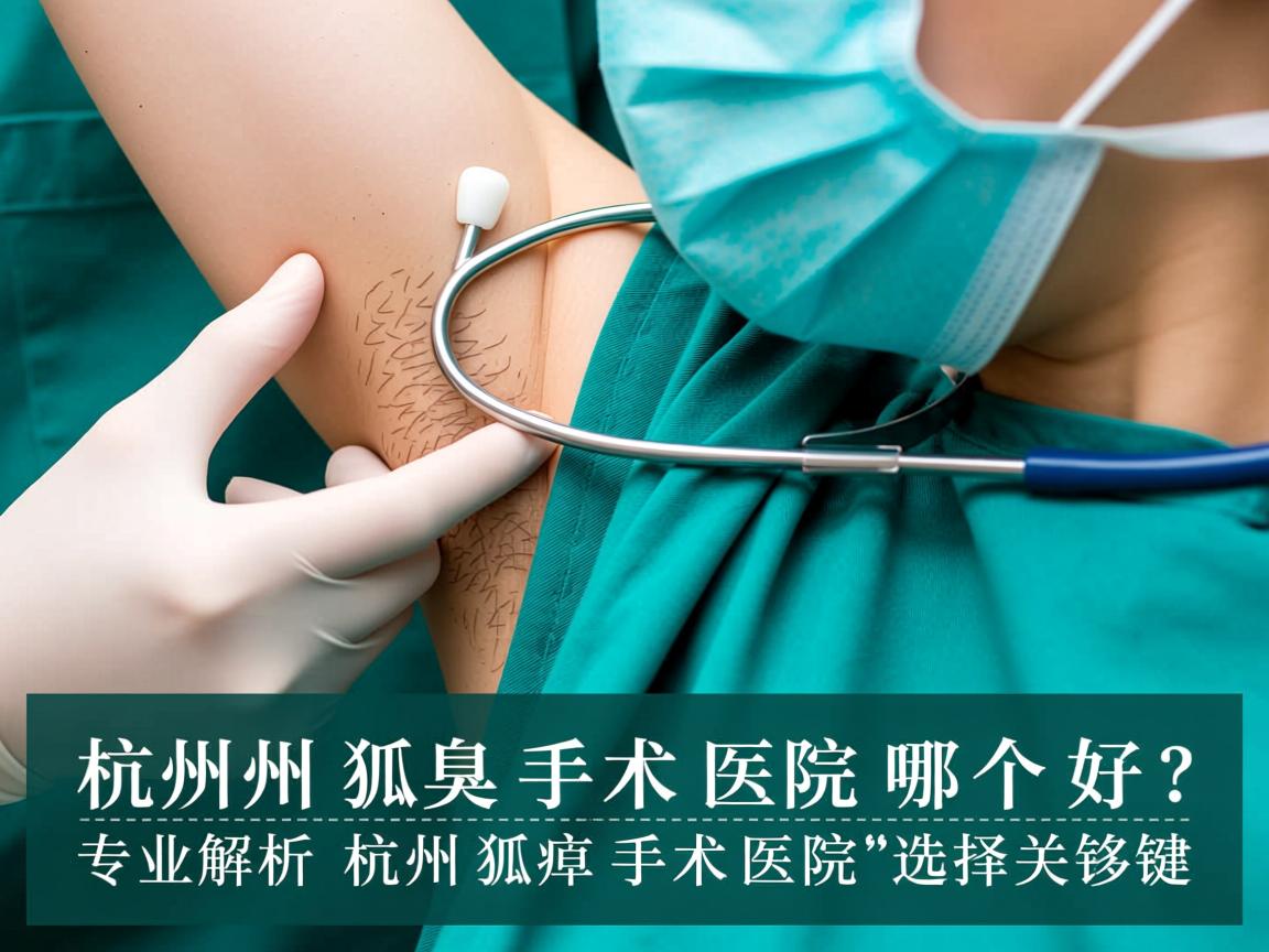 杭州狐臭手术医院哪个好?专业解析杭州狐臭手术医院的选择关键 杭州狐臭手术医院哪个好?专业解析杭州狐臭手术医院的选择关键