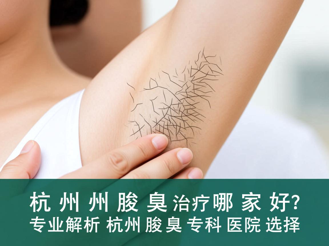 杭州腋臭治疗哪家好？专业解析杭州腋臭专科医院选择