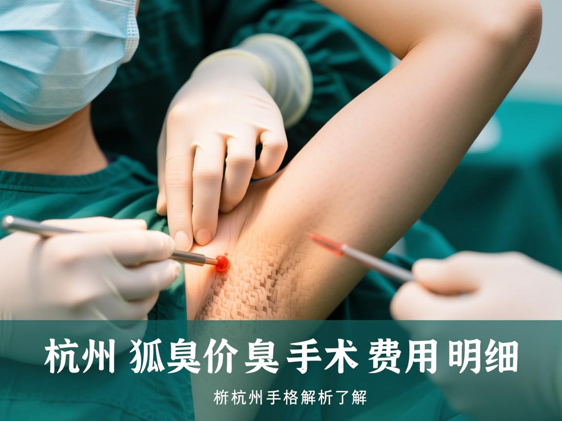 杭州狐臭手术价格解析,了解杭州狐臭手术费用明细 杭州狐臭手术价格解析,了解杭州狐臭手术费用明细