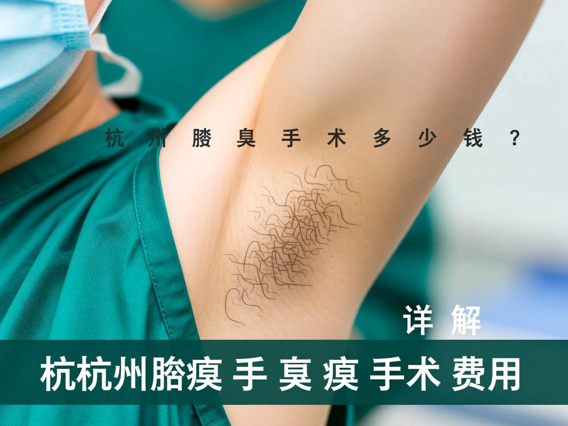 杭州腋臭手术多少钱?详解杭州腋臭手术费用 杭州腋臭手术多少钱?详解杭州腋臭手术费用