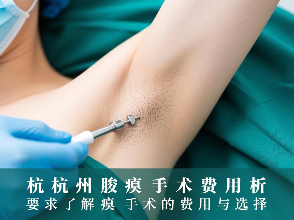 杭州腋臭手术费用解析,了解腋臭手术的费用与选择 杭州腋臭手术费用解析,了解腋臭手术的费用与选择