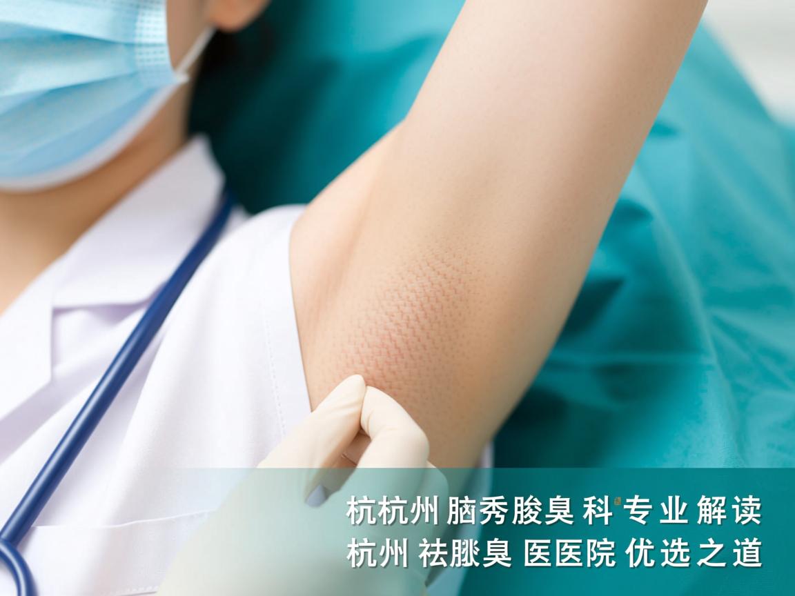 杭州腋秀腋臭专科,专业解读杭州祛腋臭医院的优选之道 杭州腋秀腋臭专科,专业解读杭州祛腋臭医院的优选之道
