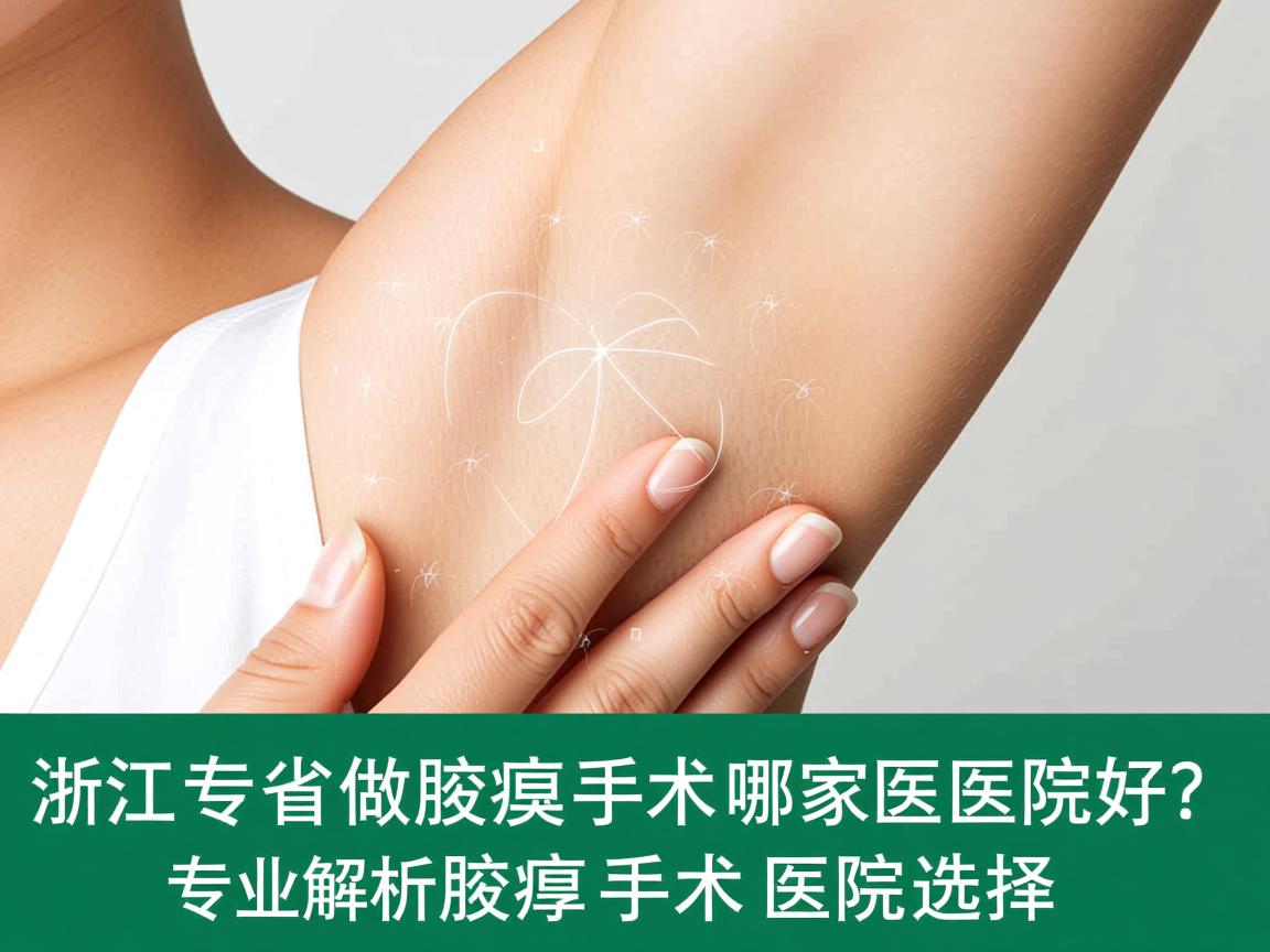 浙江省做腋臭手术哪家医院好？专业解析腋臭手术医院选择
