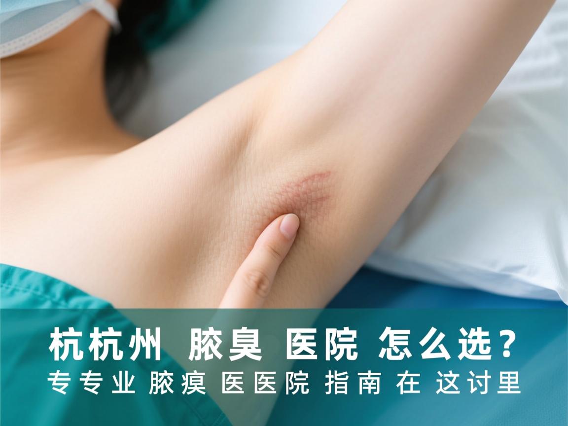 杭州腋臭医院怎么选？专业腋臭医院指南在这里