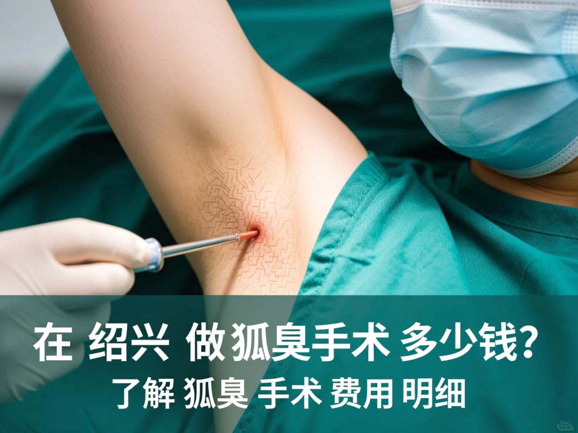 在绍兴做狐臭手术多少钱？了解狐臭手术费用明细