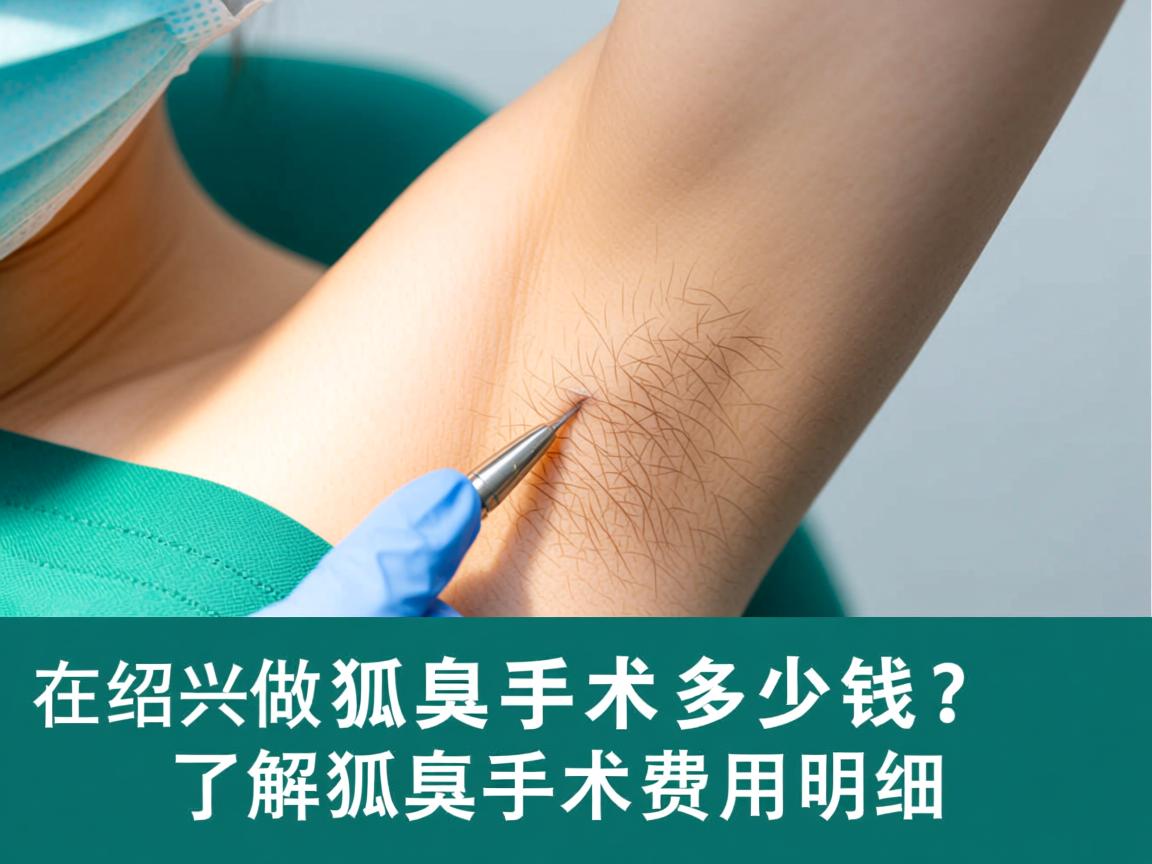 在绍兴做狐臭手术多少钱？了解狐臭手术费用明细