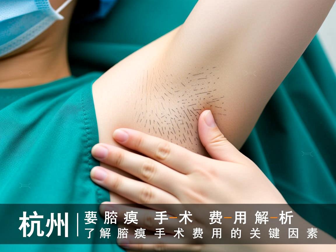 杭州腋臭手术费用解析，了解腋臭手术费用的关键因素