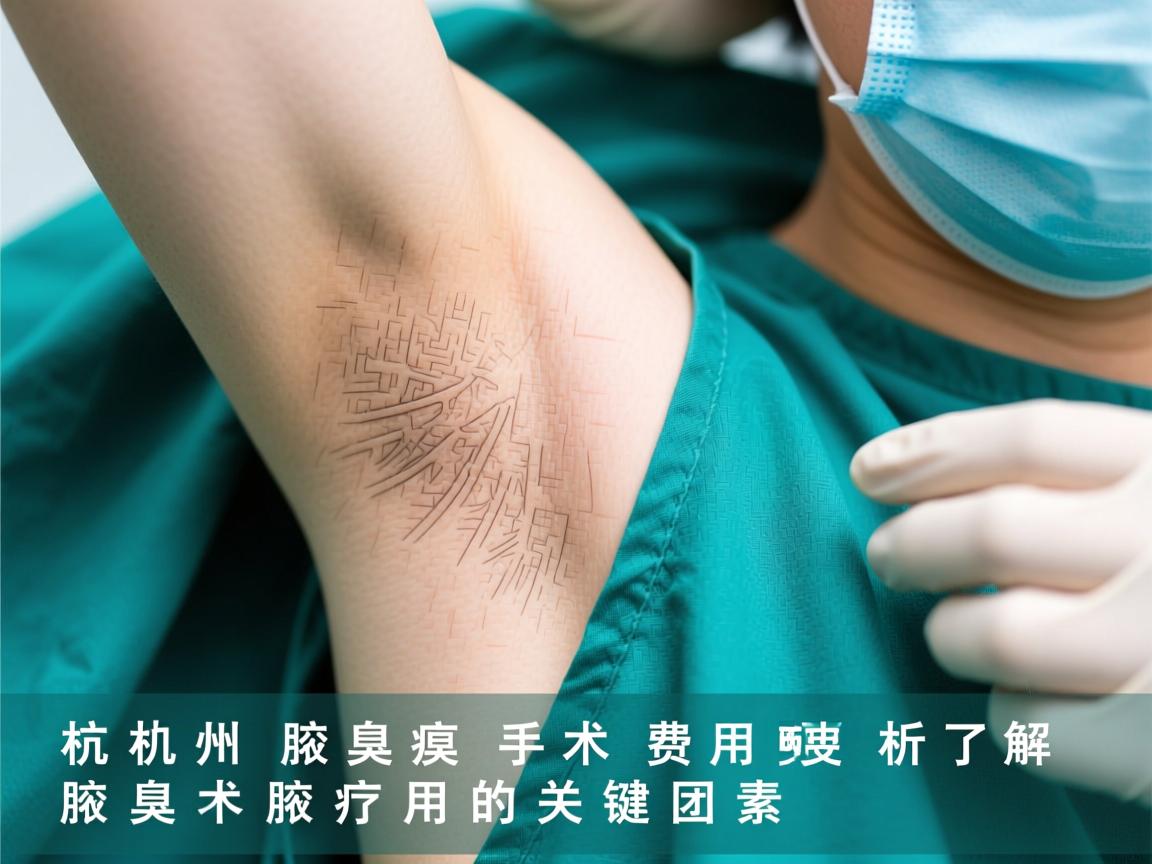 杭州腋臭手术费用解析，了解腋臭手术费用的关键因素
