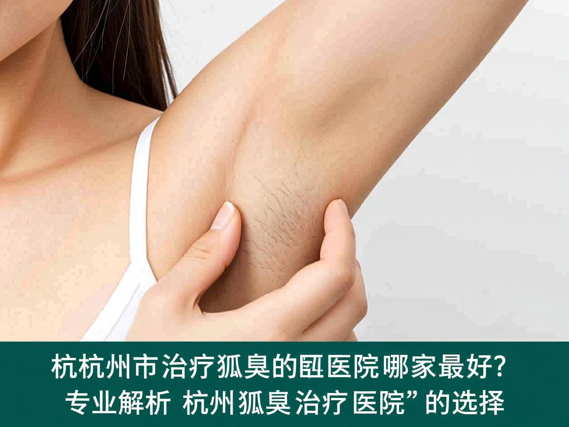 杭州市治疗狐臭的医院哪家最好？专业解析杭州狐臭治疗医院的选择