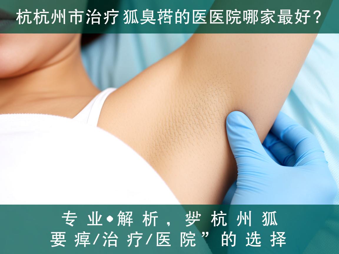 杭州市治疗狐臭的医院哪家最好？专业解析杭州狐臭治疗医院的选择