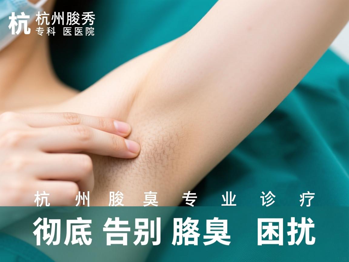 杭州腋秀腋臭专科医院，专业诊疗，彻底告别腋臭困扰