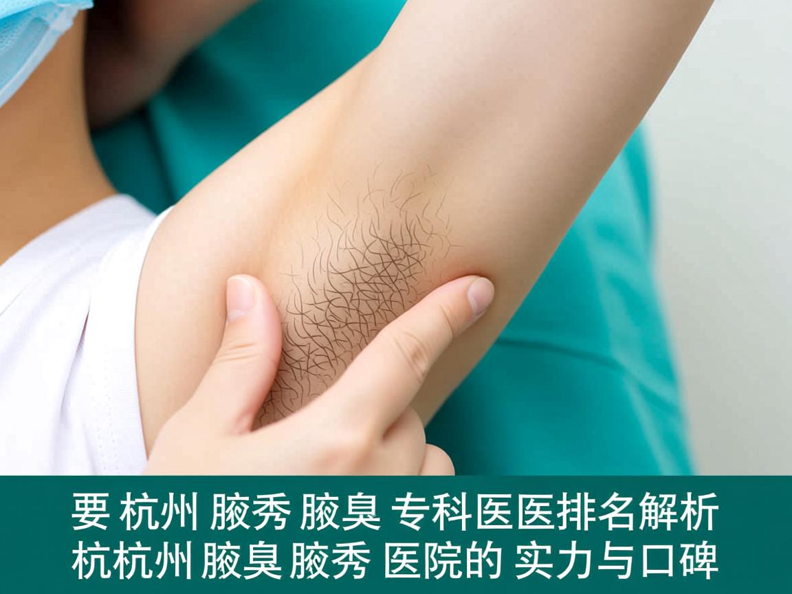 杭州腋秀腋臭专科医院排名解析，杭州腋臭腋秀医院的实力与口碑
