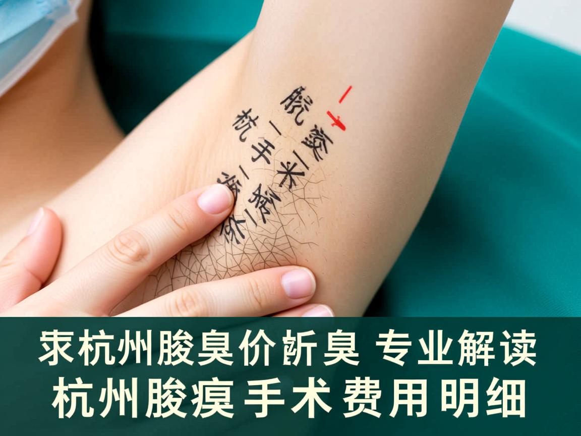 杭州腋臭手术价格解析，专业解读杭州腋臭手术费用明细