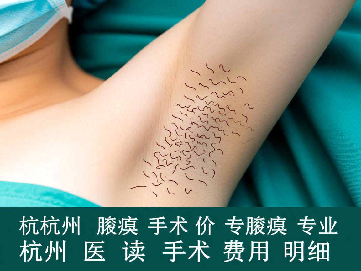 杭州腋臭手术价格解析，专业解读杭州腋臭手术费用明细