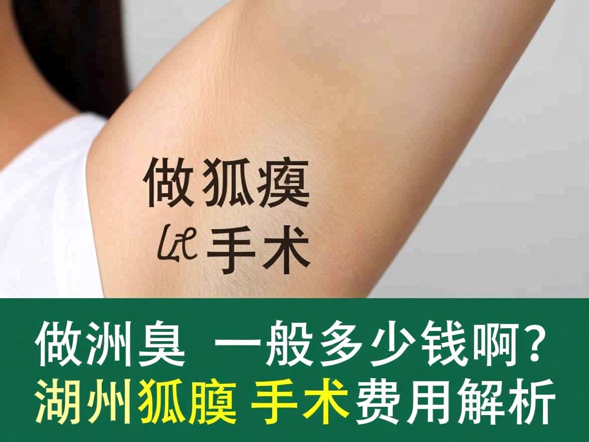 在湖州做狐臭手术一般多少钱啊?湖州狐臭手术费用解析 在湖州做狐臭手术一般多少钱啊?湖州狐臭手术费用解析