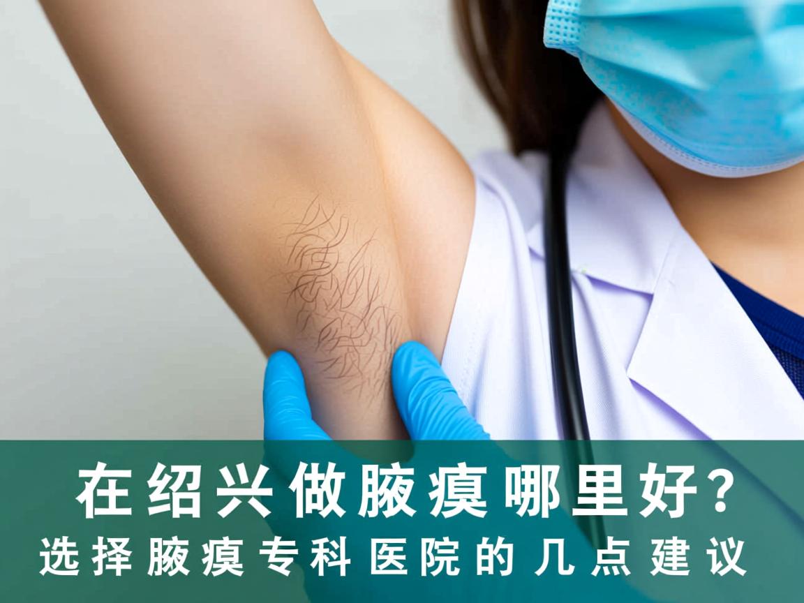 在绍兴做腋臭哪里好？选择腋臭专科医院的几点建议