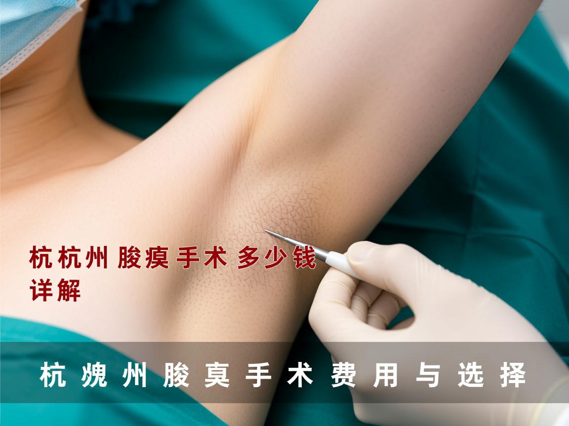 杭州腋臭手术多少钱，详解杭州腋臭手术费用与选择