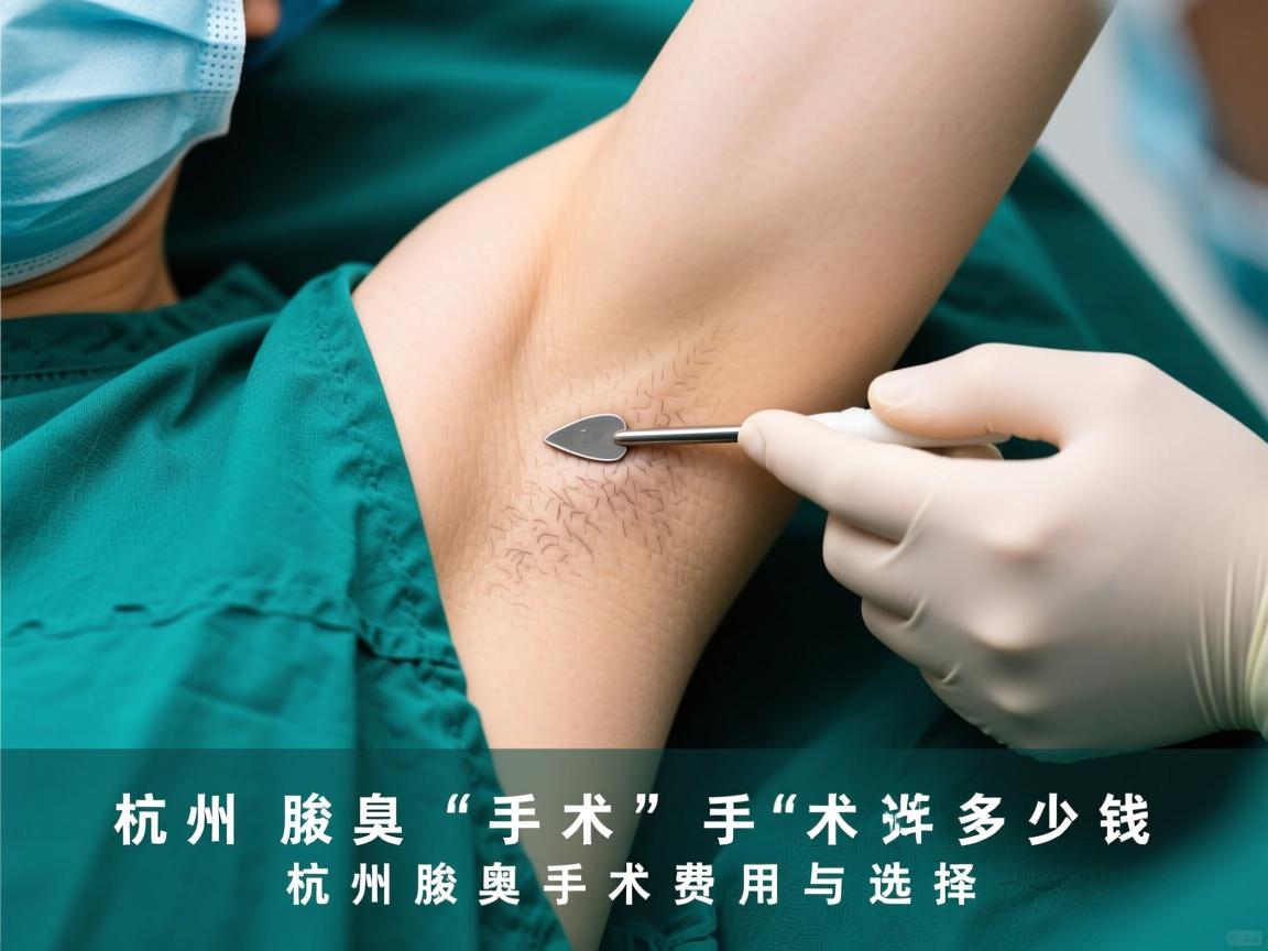 杭州腋臭手术多少钱，详解杭州腋臭手术费用与选择