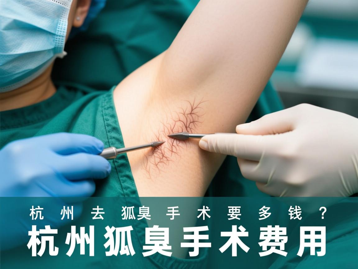 杭州去狐臭手术要多少钱？详解杭州狐臭手术费用