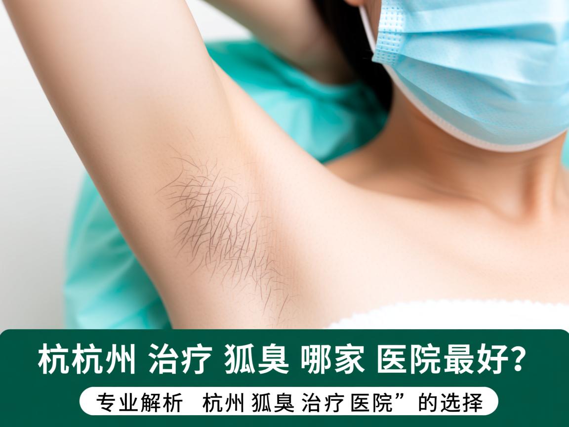 杭州治疗狐臭哪家医院最好？专业解析杭州狐臭治疗医院的选择
