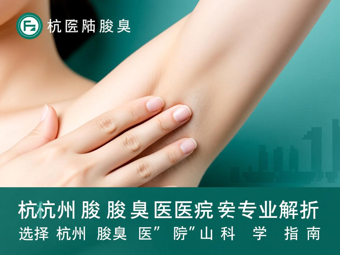 杭州腋臭医院专业解析，选择杭州腋臭医院的科学指南