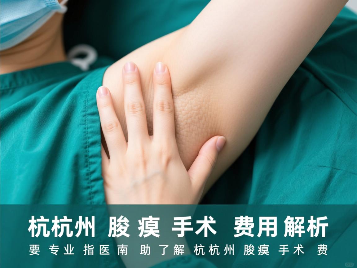 杭州腋臭手术费用解析，专业指南助你了解杭州腋臭手术费用