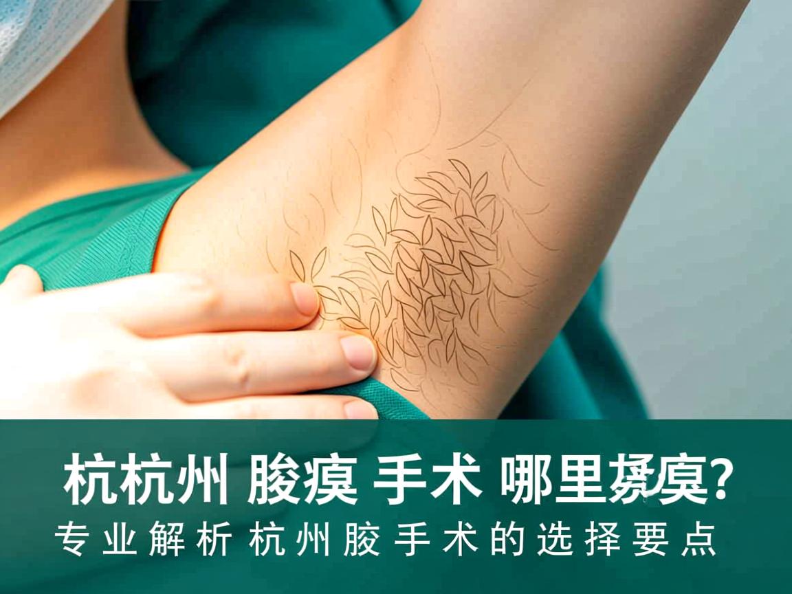 杭州腋臭手术哪里好?专业解析杭州腋臭手术的选择要点 杭州腋臭手术哪里好?专业解析杭州腋臭手术的选择要点