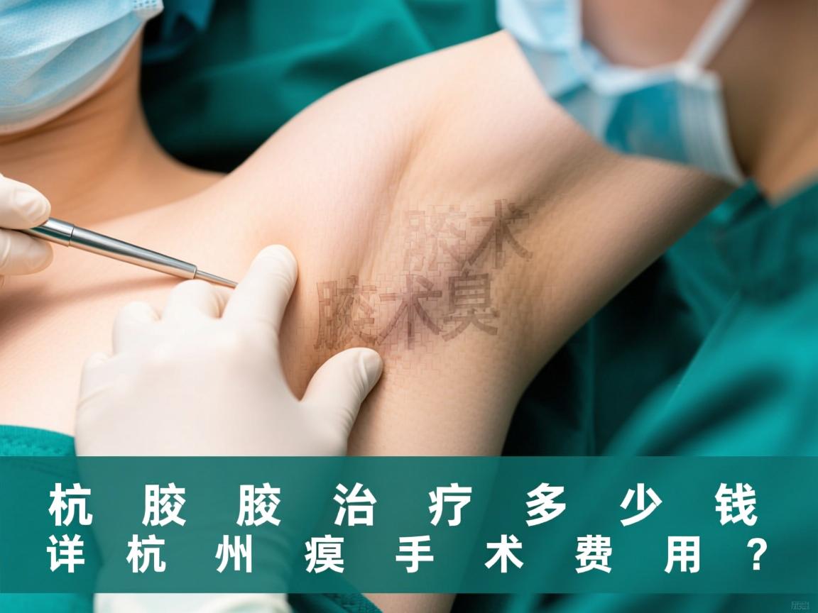 杭州腋臭手术治疗多少钱？详解杭州腋臭手术费用