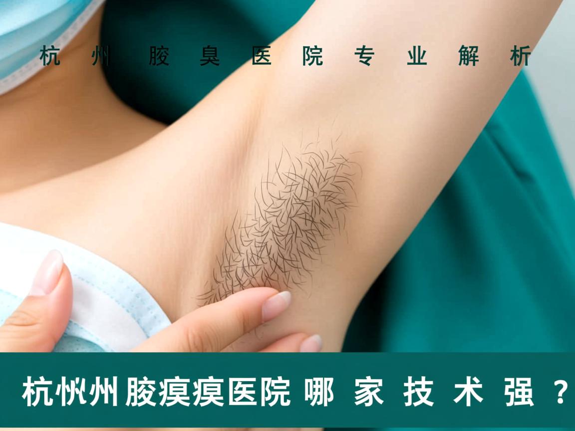 杭州腋臭医院专业解析，杭州腋臭医院哪家技术强？