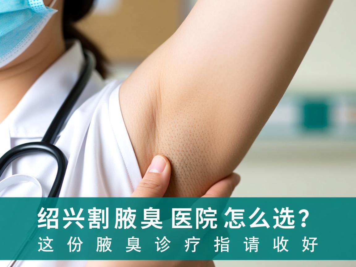 绍兴割腋臭医院怎么选？这份腋臭诊疗指南请收好
