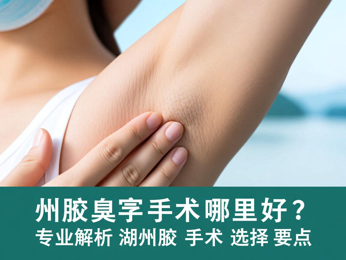 湖州腋臭手术哪里好？专业解析湖州腋臭手术选择要点