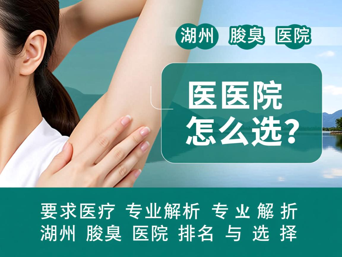 湖州腋臭医院怎么选？专业解析湖州腋臭医院排名与选择