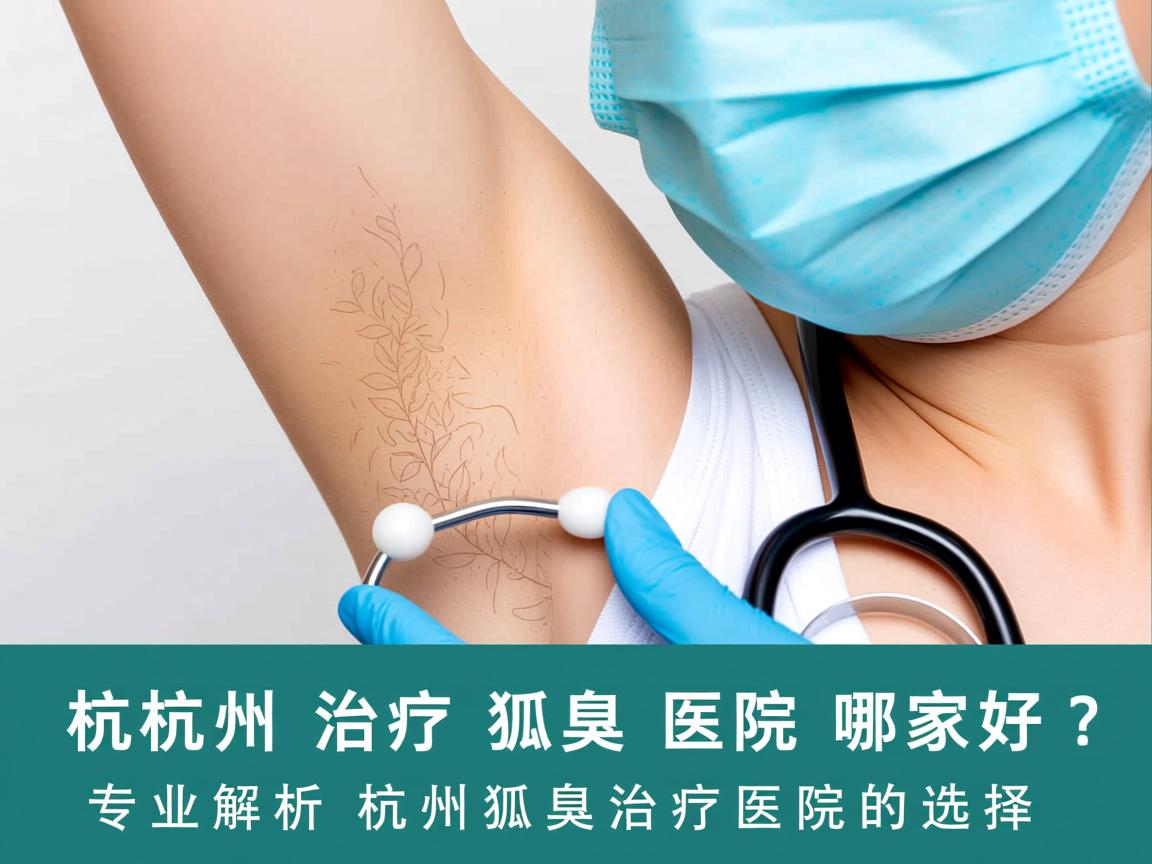 杭州治疗狐臭医院哪家好？专业解析杭州狐臭治疗医院的选择