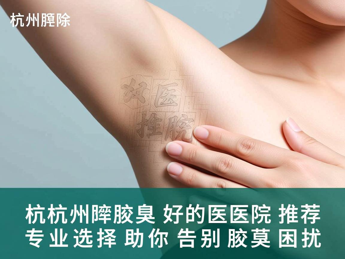杭州除腋臭好的医院推荐，专业选择助你告别腋臭困扰