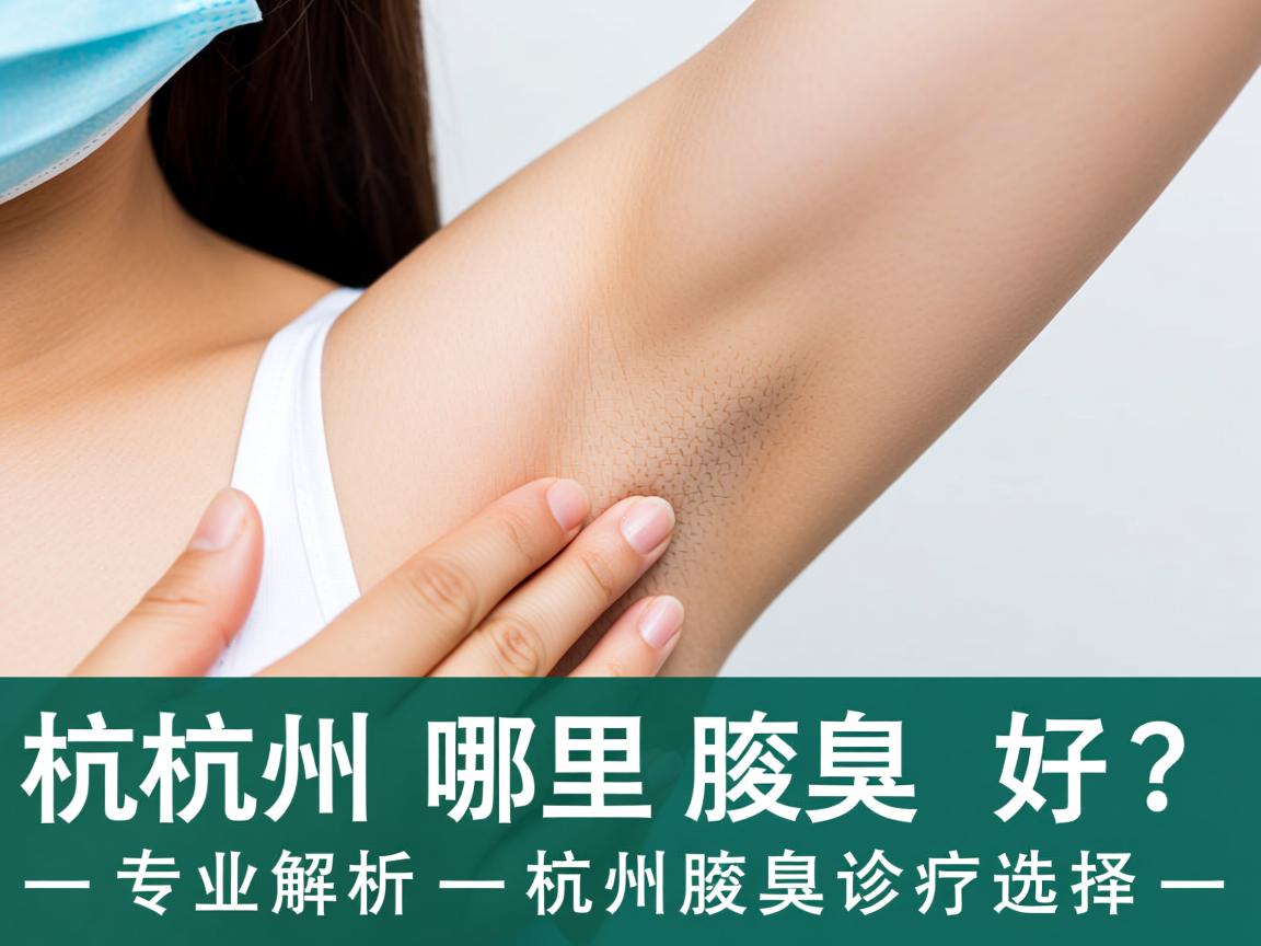 杭州哪里看腋臭好？专业解析杭州腋臭诊疗选择