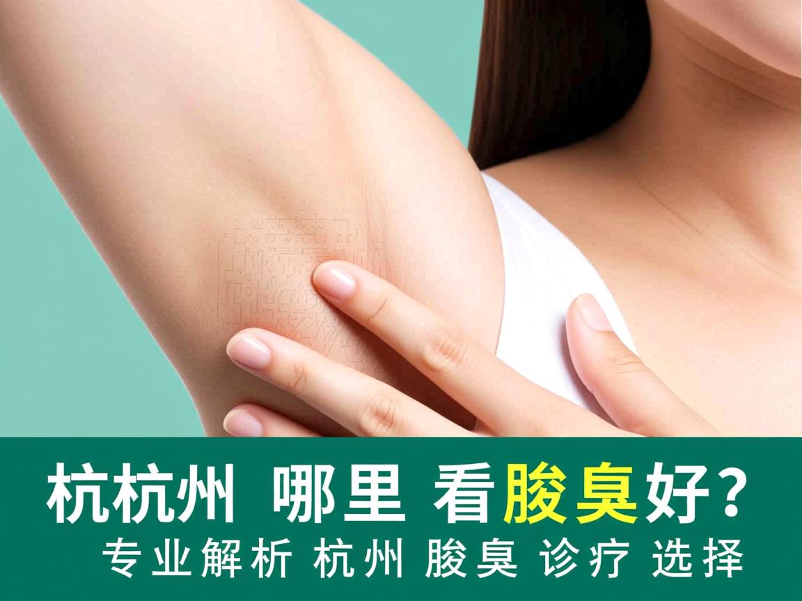 杭州哪里看腋臭好？专业解析杭州腋臭诊疗选择